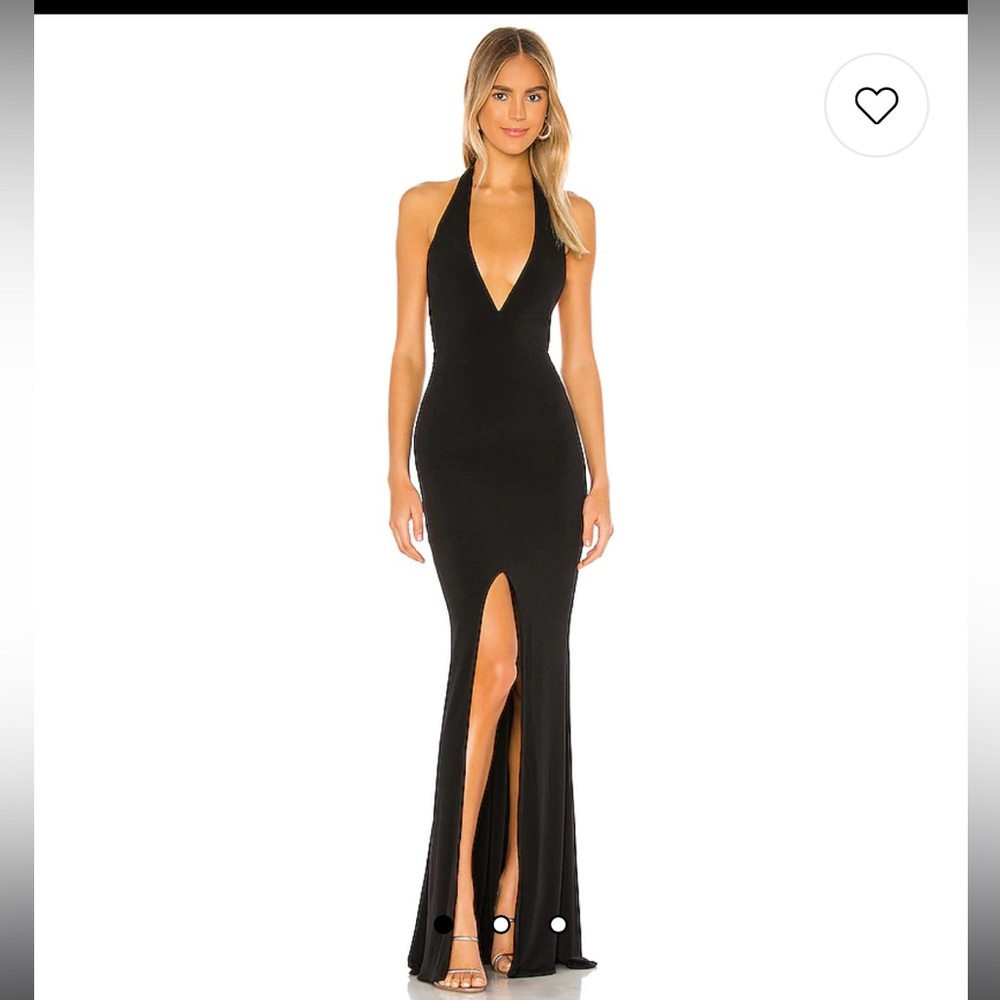 Revolve illegal halter gown